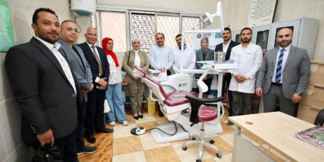 بنك QNB يتعاون مع مصر الخير لتوفير أجهزة طبية للوحدة الصحية بقرية السليمانية